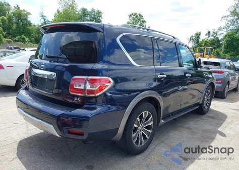 2017 Nissan Armada Sl из США, поврежденный, VIN JN8AY2NC9H9501668